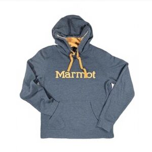 Marmot Men'sNavy  and Mustard Hoodie